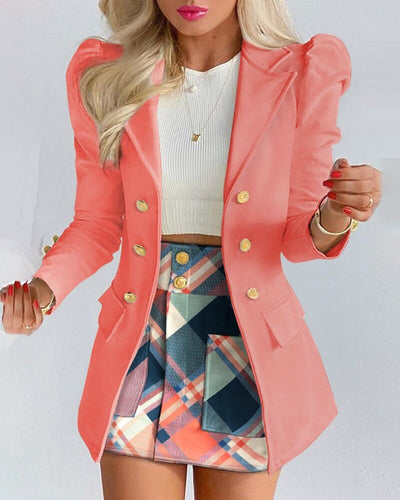 WW | Zweiteiliges Set, das aus einem Blazer und einem Rock besteht