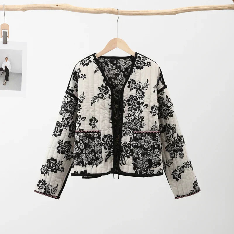 WW | Wendbare Jacke mit Vintage-Druck