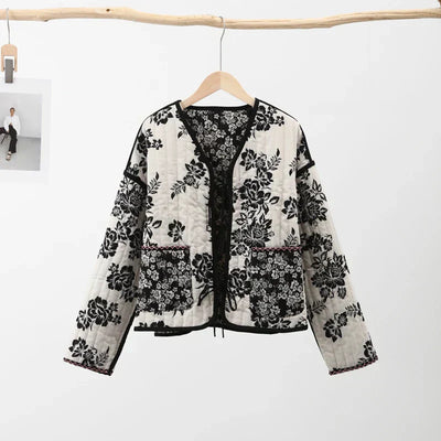 WW | Wendbare Jacke mit Vintage-Druck