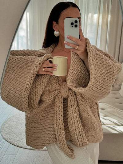 WW | übergroße Strickjacke für Damen