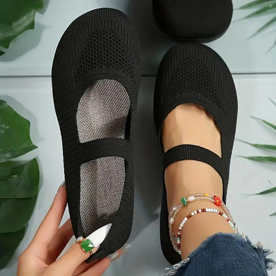 Ainara | Canvas-Schuhe, Leicht, Slip On, Flats, Sommerschuhe