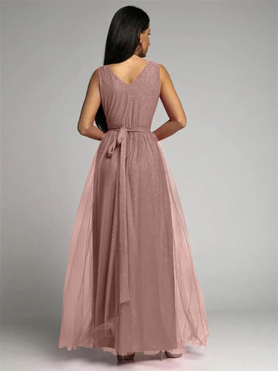 Nova | Elegantes V-Ausschnitt Kleid