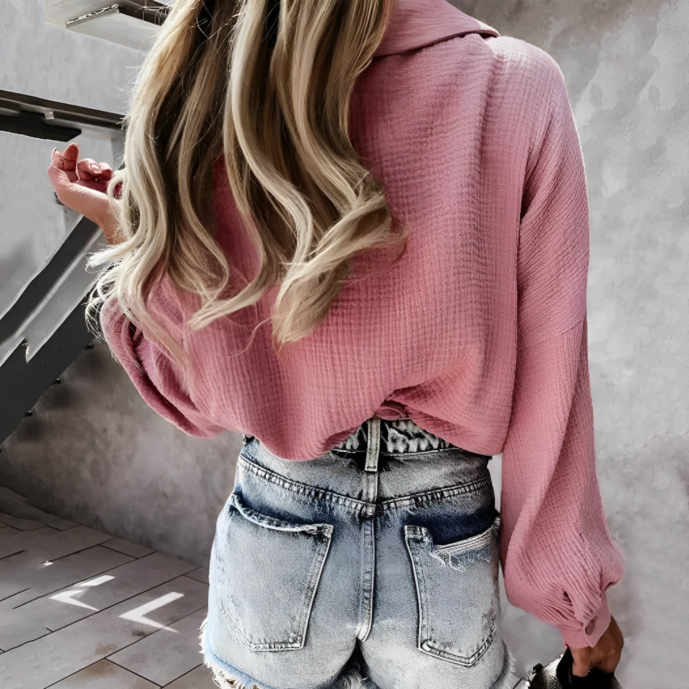 Aliana - Elegante Langarmbluse im europäischen Stil für den Herbst für Frauen