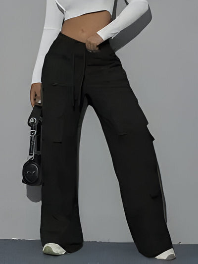 Ira | Solide Hose mit weitem Bein und Kordelzug
