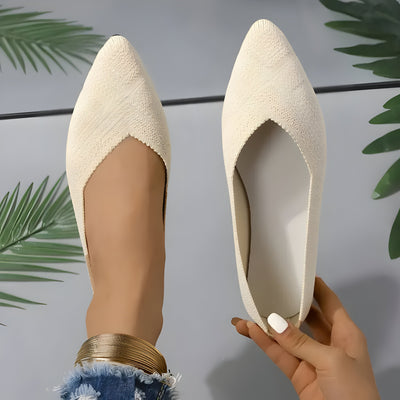 Laura | Flache Schuhe für Frauen aus Strick