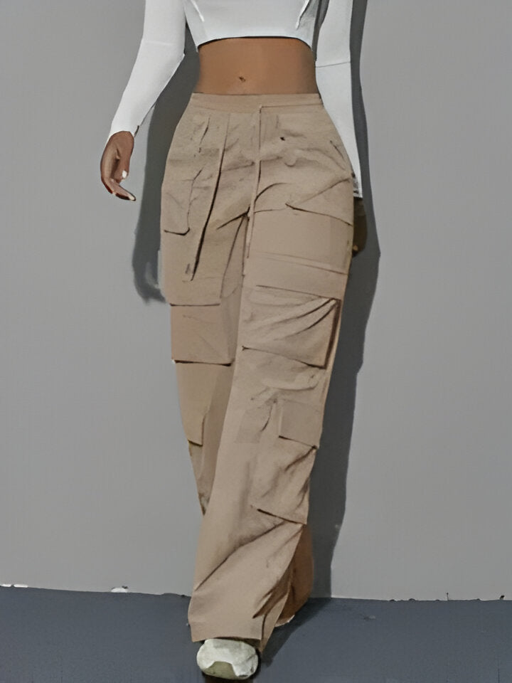 Ira | Solide Hose mit weitem Bein und Kordelzug