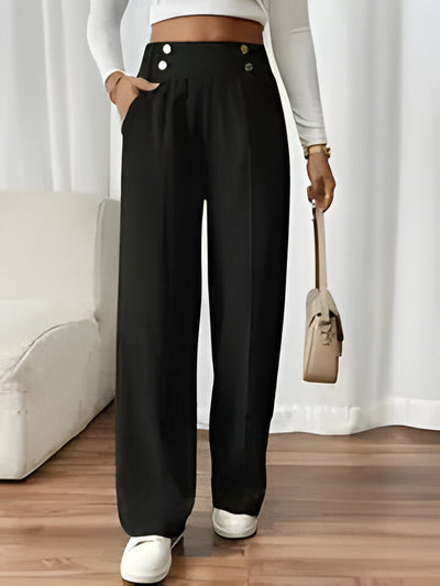 Jennifer | Elegante französisch inspirierte Hose mit geradem Bein
