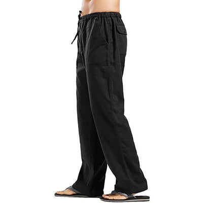 ALESIO - Gerade Freizeithose mit mehreren Taschen