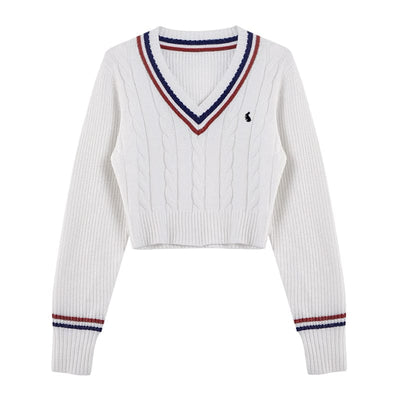 ALEXANDRIA - Koreanischer Mode Strickpullover
