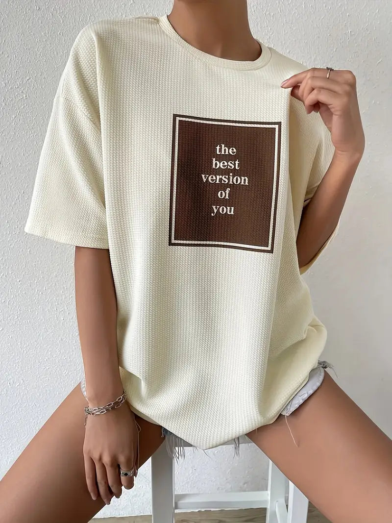 Tamara | T-Shirt mit Buchstabenprint