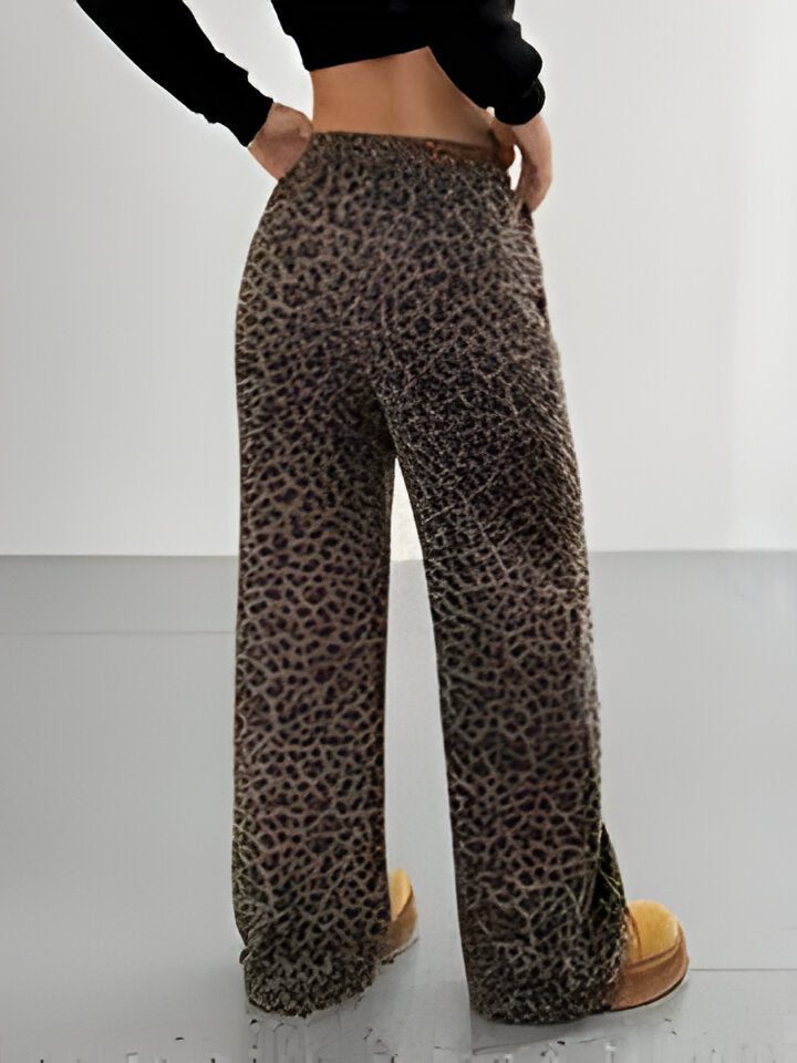Bianca | Leopardenmuster-Jogginghose mit lockerem Schnitt für Frauen