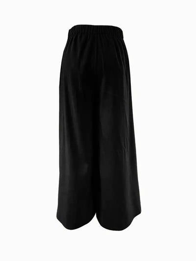 Hilma | Mühelos schicke Hose mit Bindeband und weitem Bein
