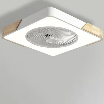 BreezeGlow | Skandinavische LED-Deckenleuchte mit integriertem Ventilator