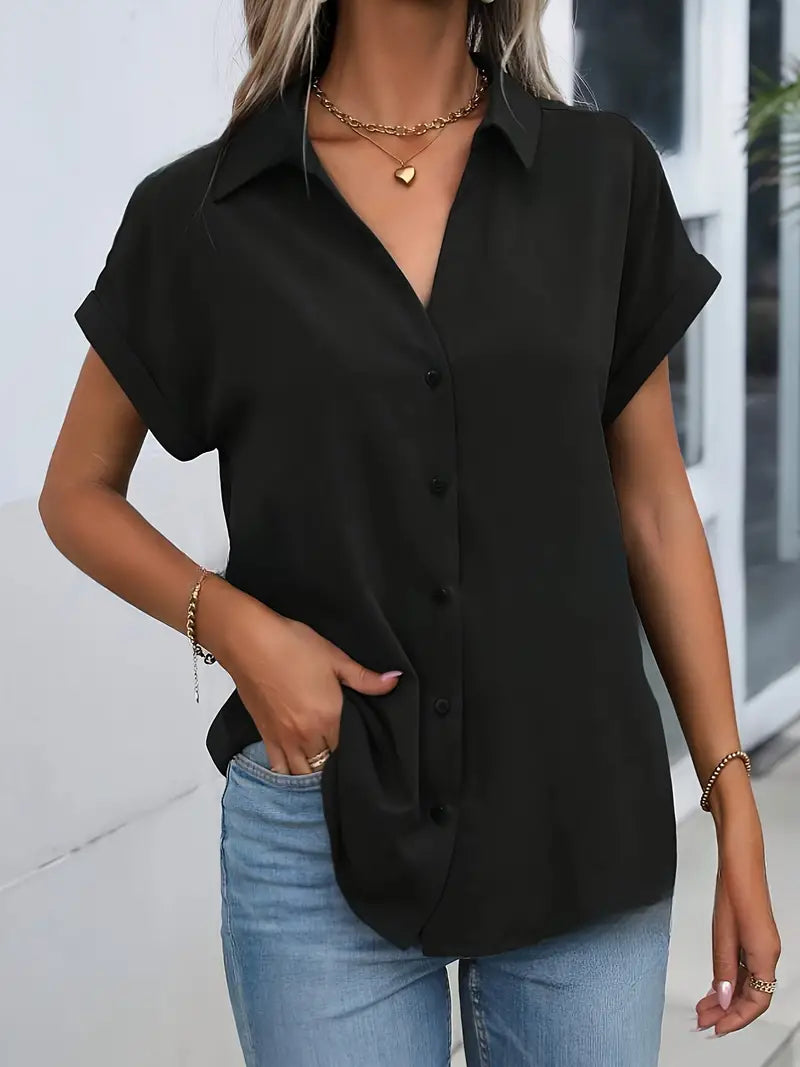 Zyra - Lässiges Frühlingsshirt Komfortabler Stil