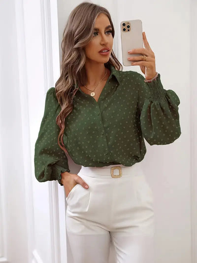 Kimberly | Schickes Shirt mit leichten Drachenärmeln