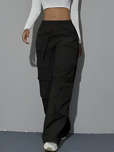 Ira | Solide Hose mit weitem Bein und Kordelzug