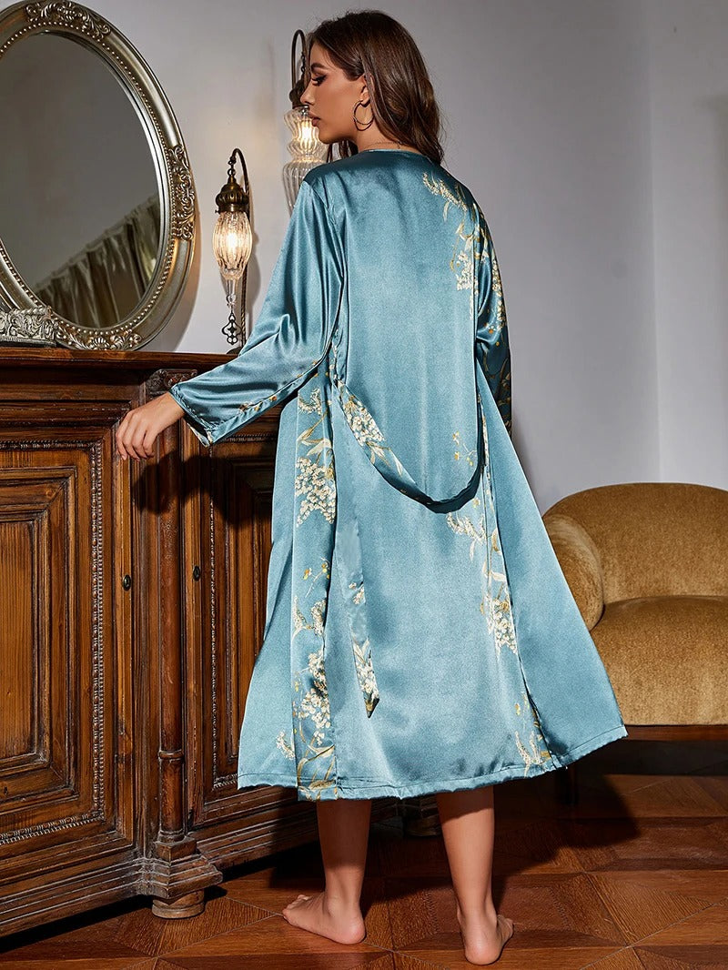 Rebecca | Elegant nightgown and bathrobe