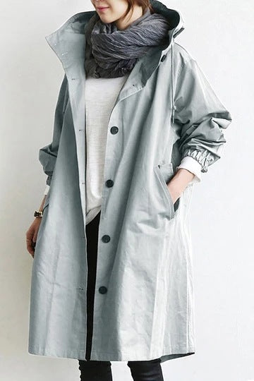 WW | wind- und wasserabweisender Damen-Trenchcoat