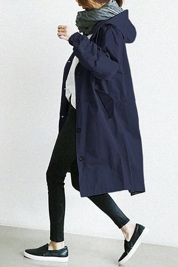 WW | wind- und wasserabweisender Damen-Trenchcoat