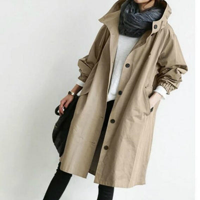 WW | wind- und wasserabweisender Damen-Trenchcoat