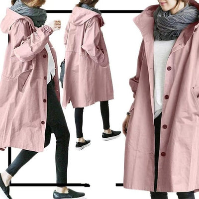 WW | wind- und wasserabweisender Damen-Trenchcoat