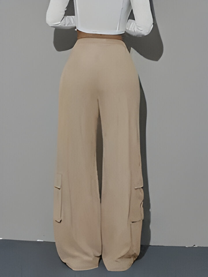 Ira | Solide Hose mit weitem Bein und Kordelzug
