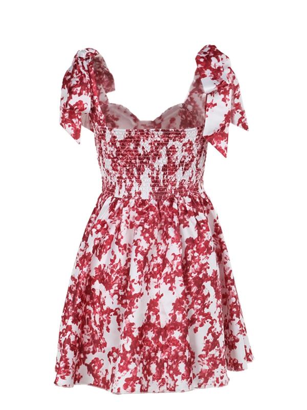 "Blütenkuss" – Elegantes Sommerkleid mit Rückenausschnitt & Schleifendetail