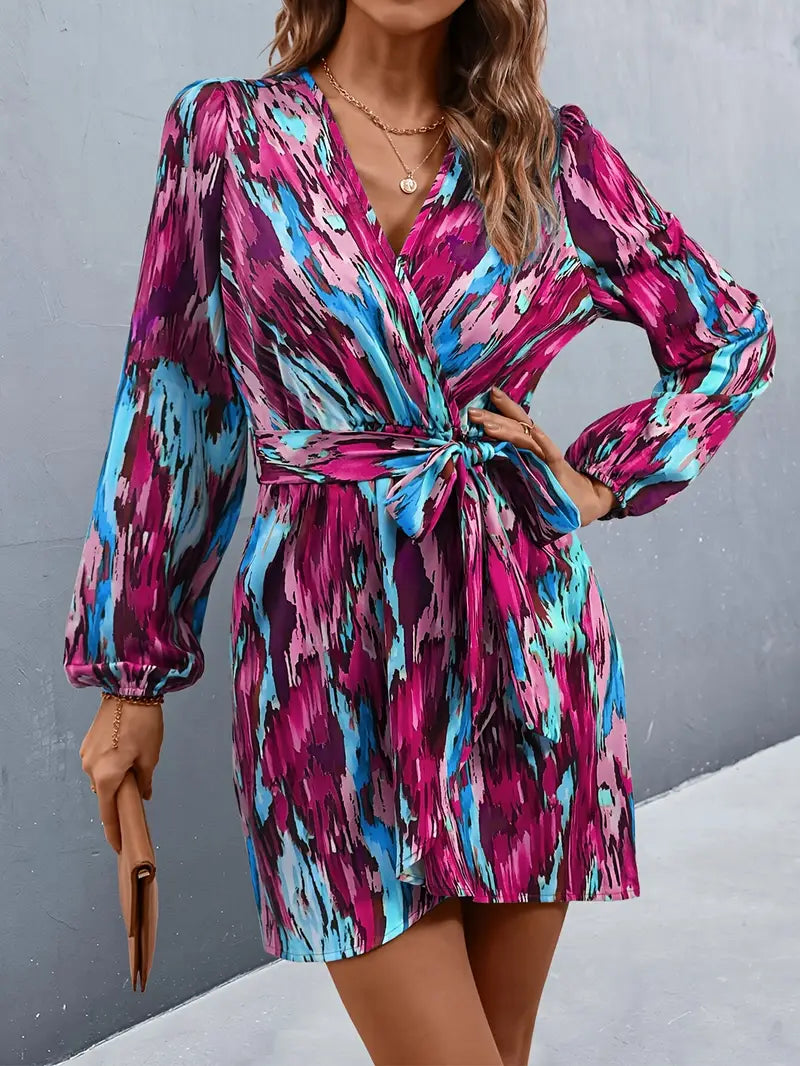 Valeria | Elegantes Bedrucktes Tunika-Kleid