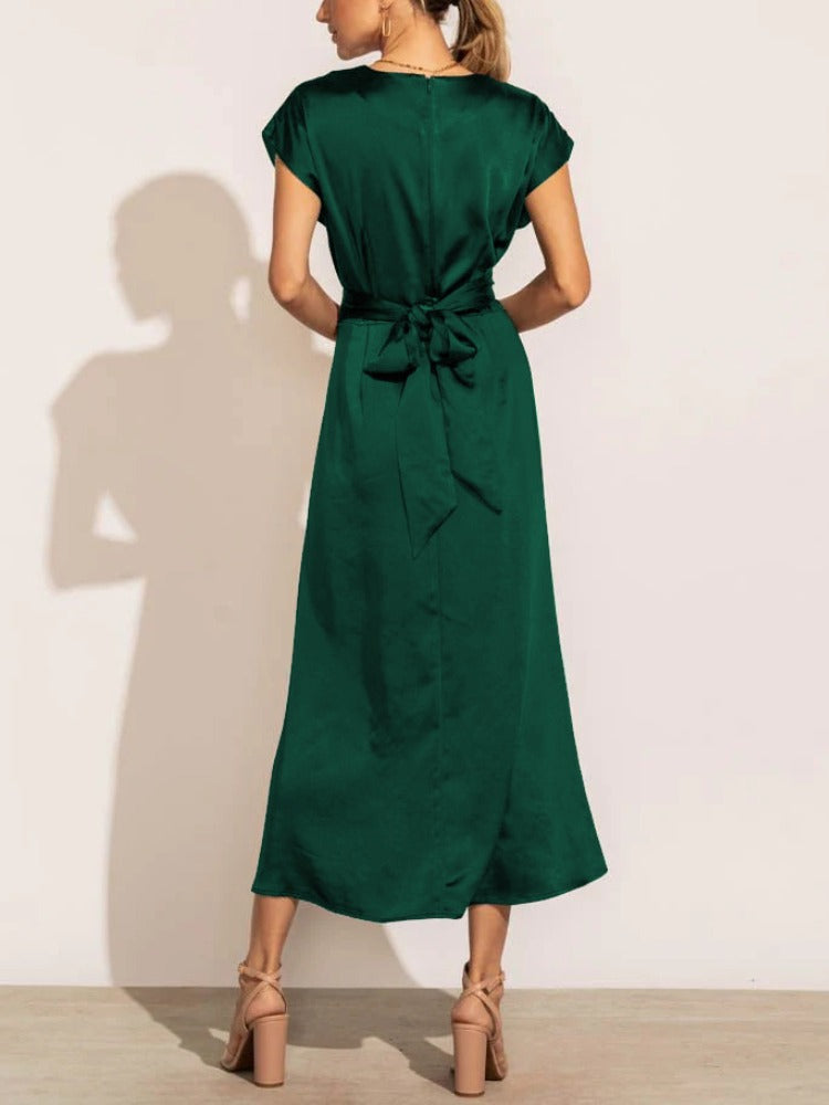 Christine |  Schönes elegantes Midi Abendkleid