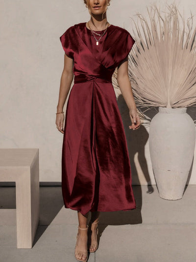 Christine |  Schönes elegantes Midi Abendkleid