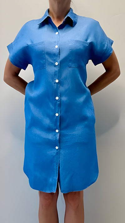 Fleur | Lässiges Jeanskleid