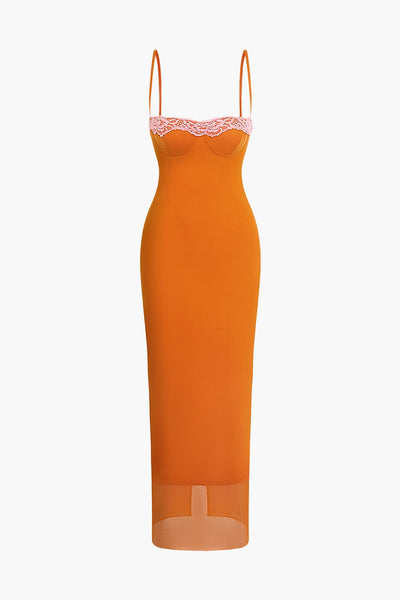 Robe midi à camisole