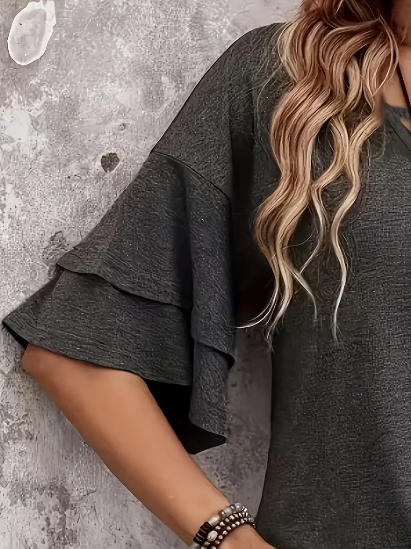 Wilhelmina | Mühelos schicke V-Ausschnitt T-Shirt