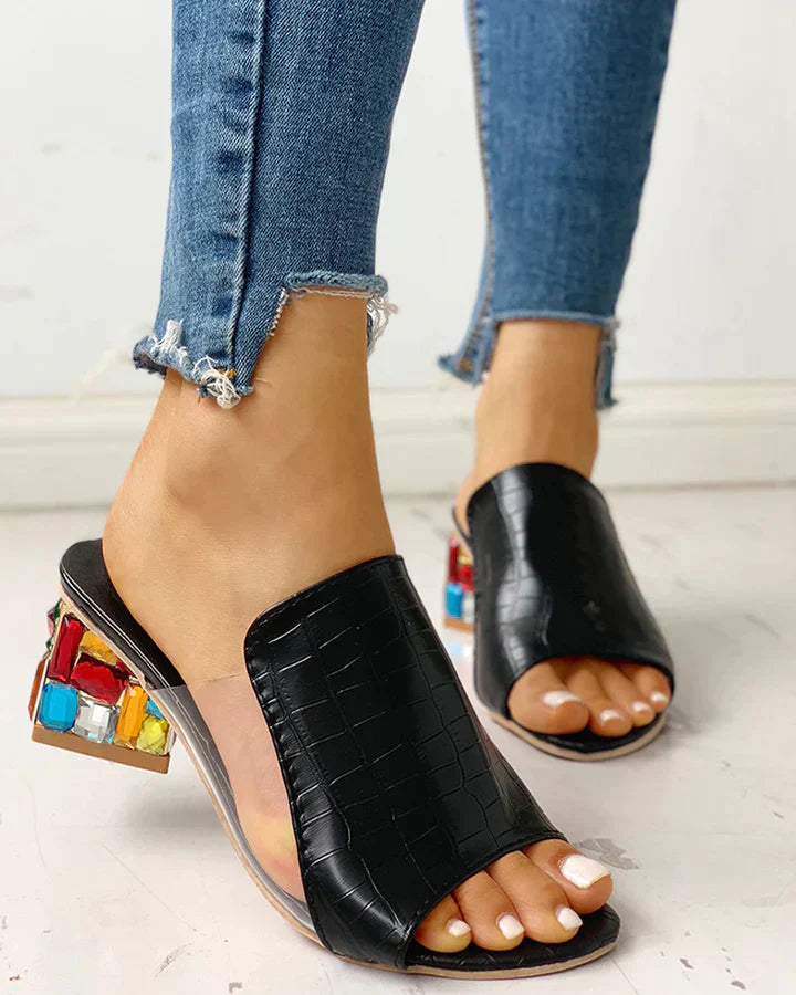 WW | High Heel Korkschuhe