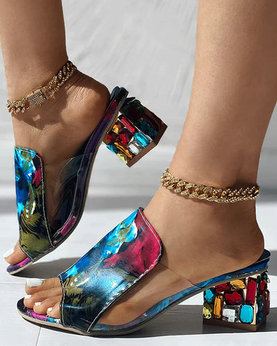 WW | High Heel Korkschuhe