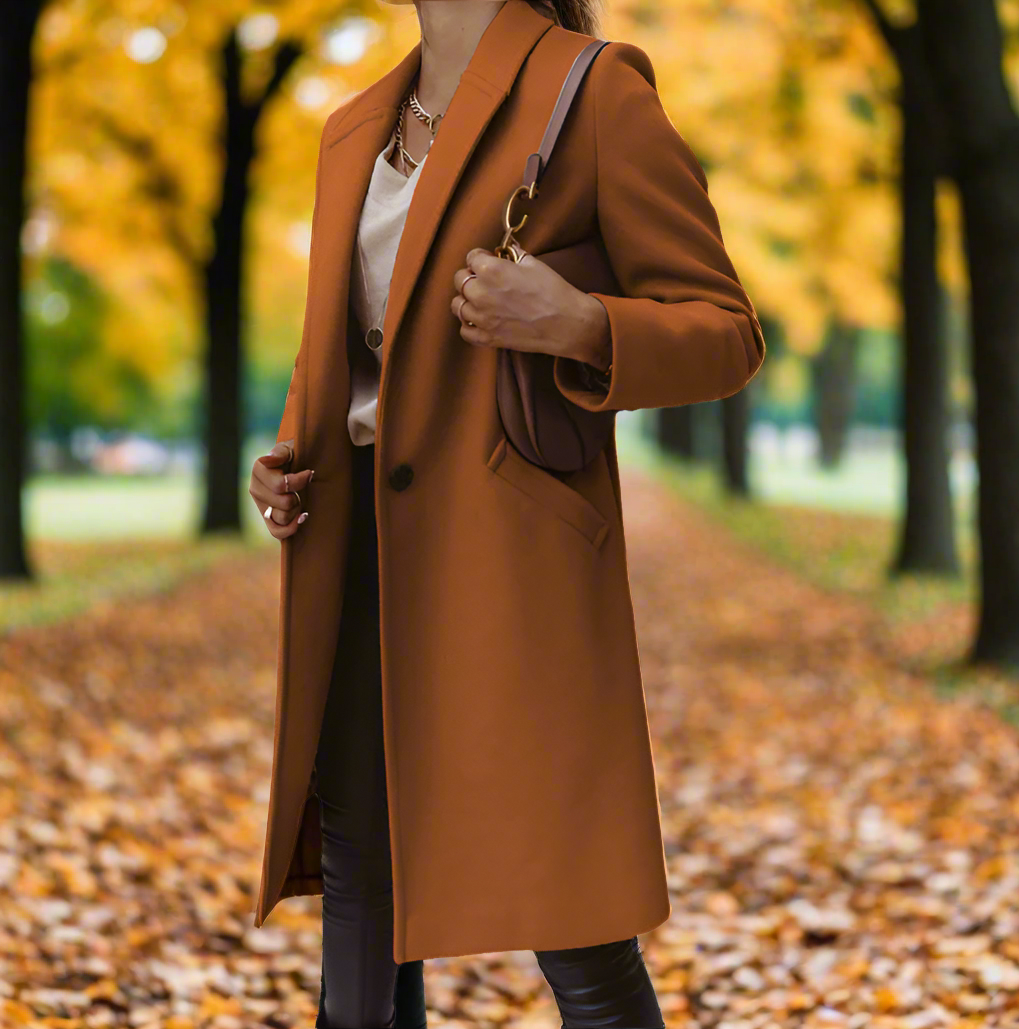 Zara Manteljacke | Stylische Lange Damen Übergangsjacke