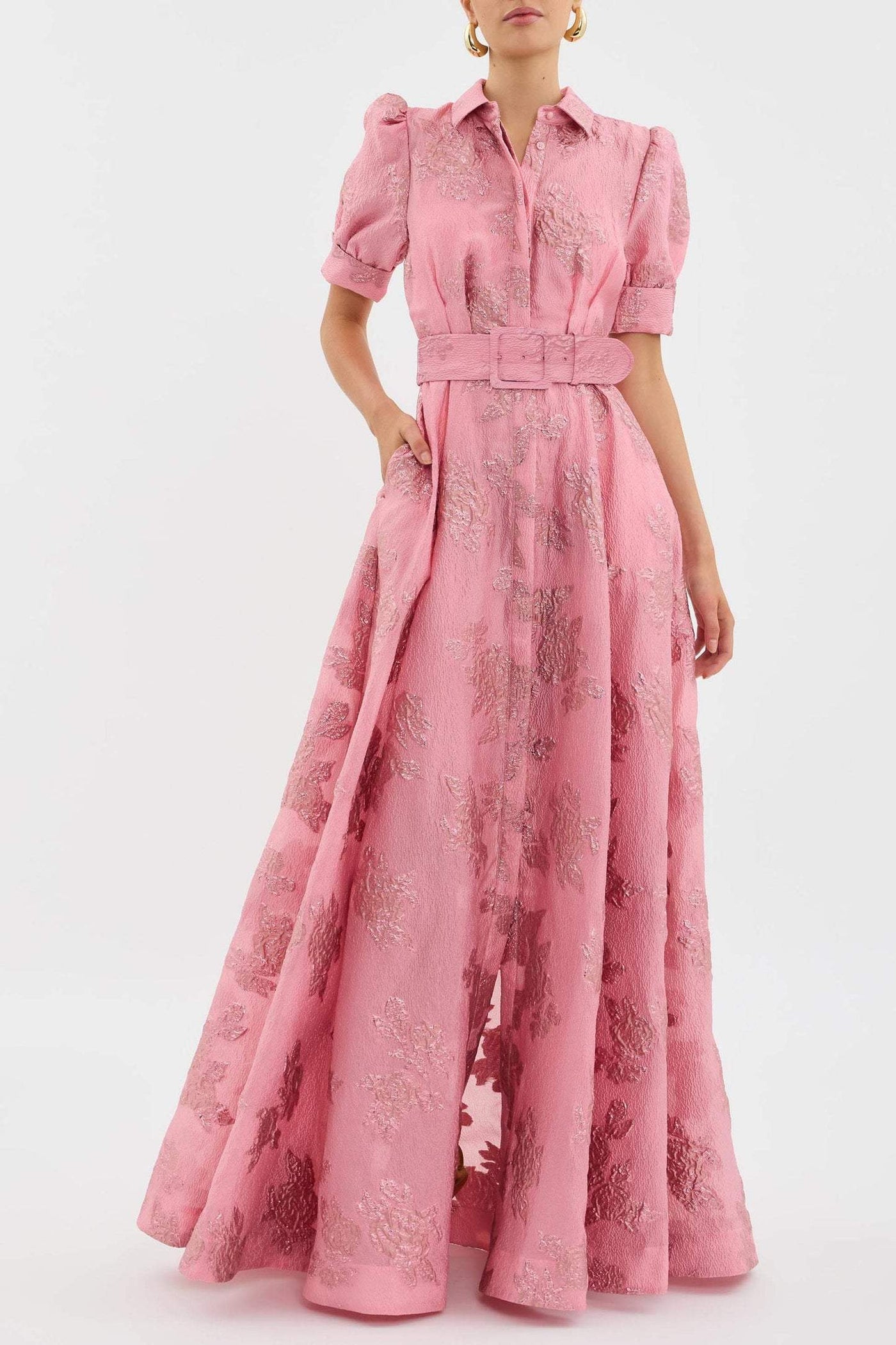 Avelena | Floral Gürtelkleid