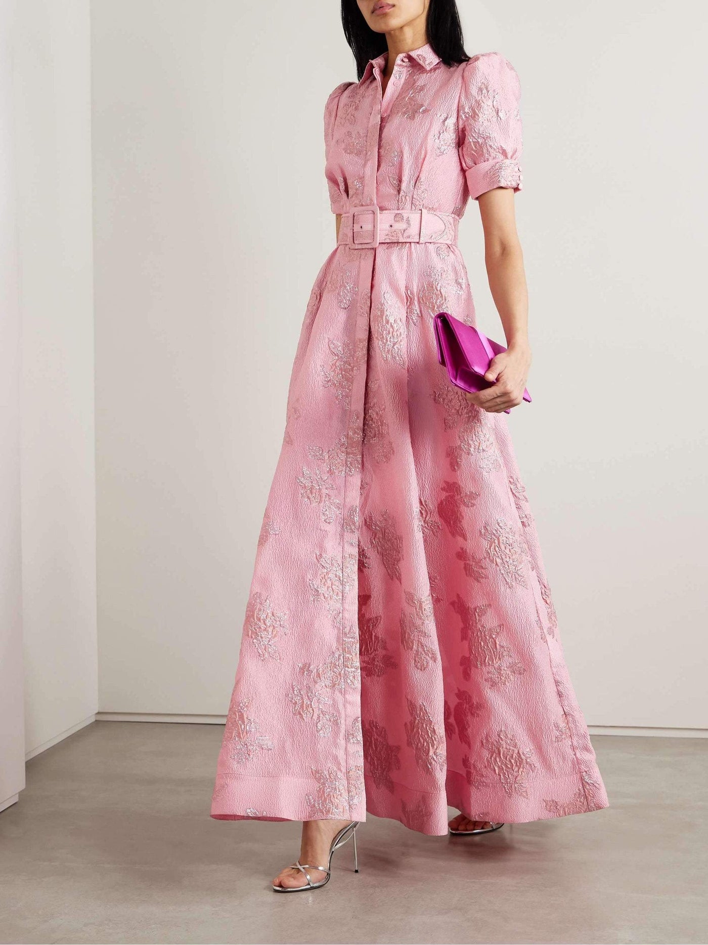 Avelena | Floral Gürtelkleid