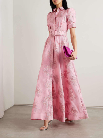 Avelena | Floral Gürtelkleid