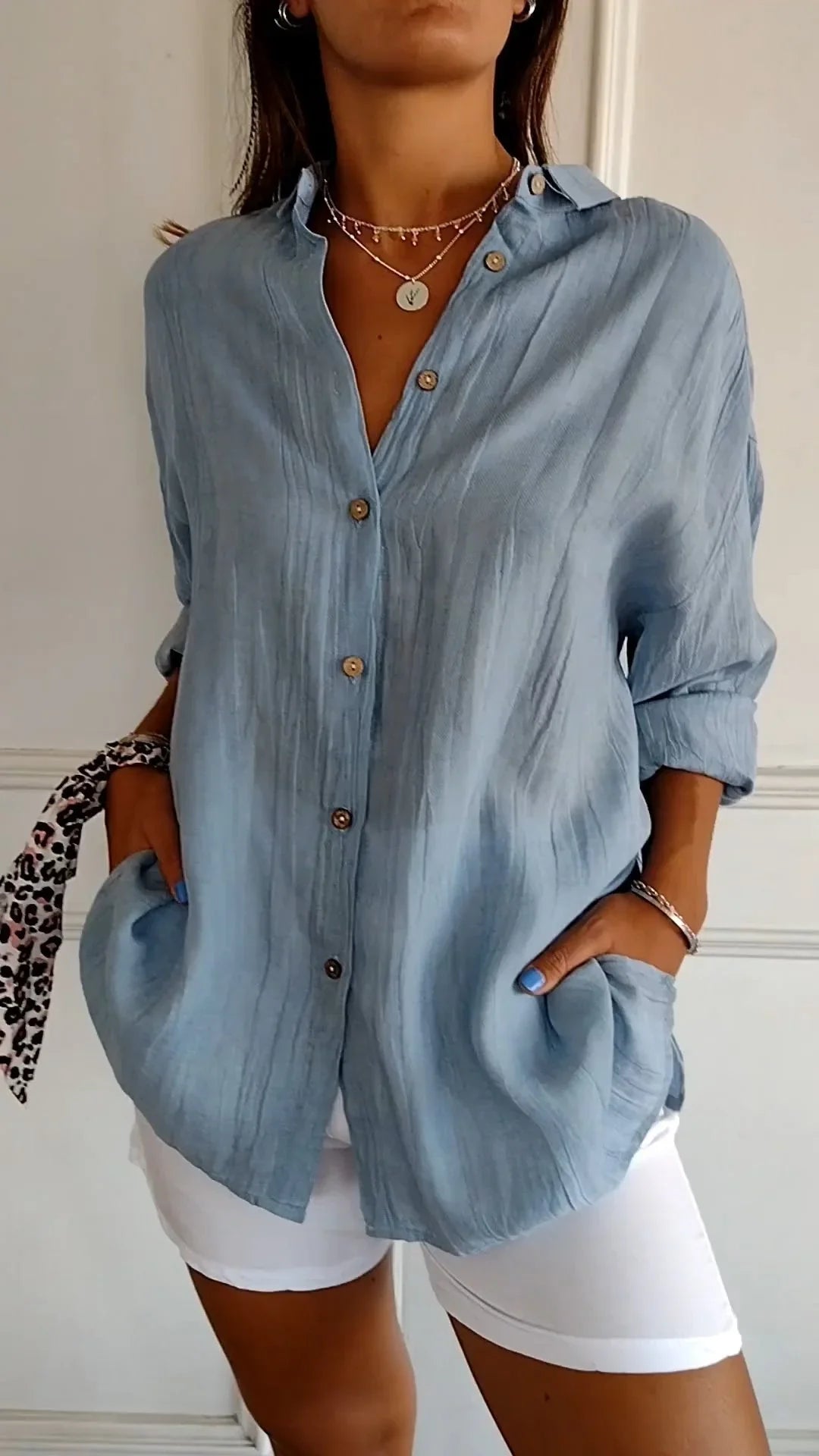 Eloise |Elegantes Shirt mit Faltenfrisur (Saison 1)