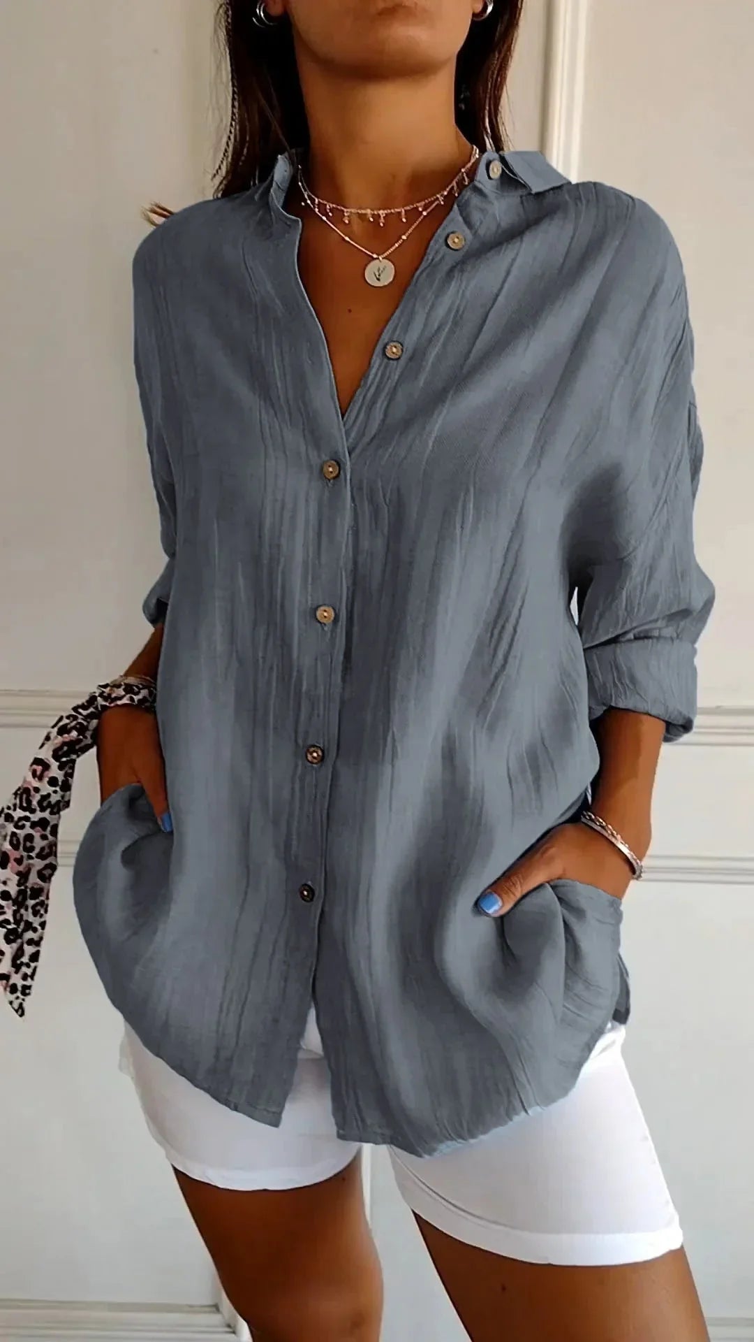 Eloise |Elegantes Shirt mit Faltenfrisur (Saison 2)