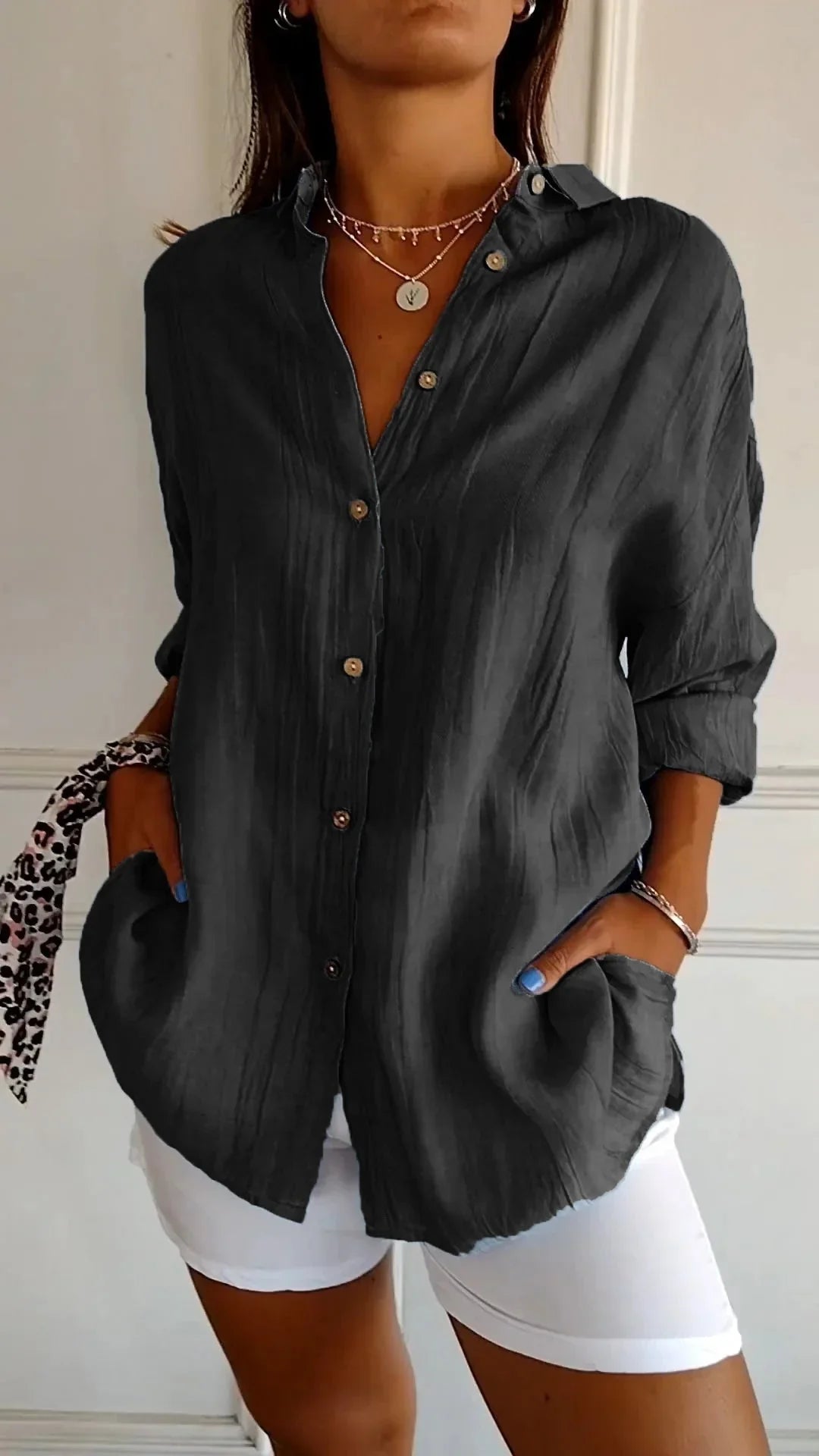 Eloise |Elegantes Shirt mit Faltenfrisur (Saison 2)