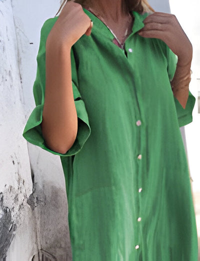 Solene | Lockeres, legeres Kleid mit halben Ärmeln