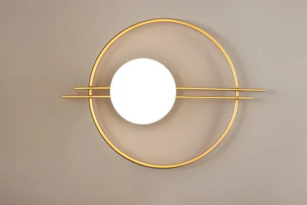 Moderne Kugel Wandleuchte – Elegante LED Wandlampe im Gold Design