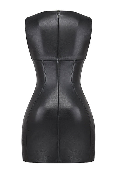 WW | Mini Kleid veganes Leder
