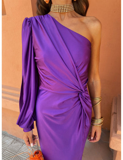 Alaysia  | Elegantes schwarzes Sommerkleid