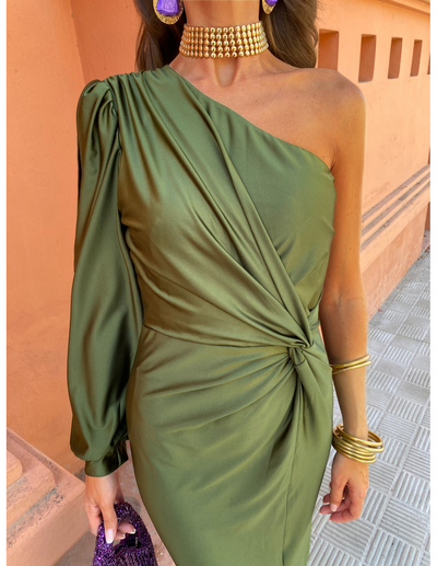 Alaysia  | Elegantes schwarzes Sommerkleid