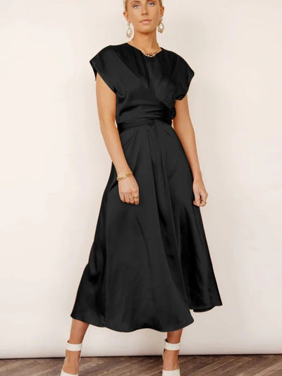 Christine |  Schönes elegantes Midi Abendkleid