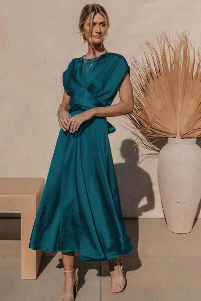Christine |  Schönes elegantes Midi Abendkleid