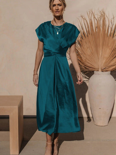 Christine |  Schönes elegantes Midi Abendkleid